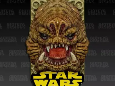 Starwars Rancor Magnet 3D model
