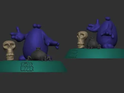 The trap door 3D print model
