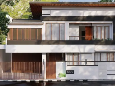 MInimalist house design 3D print model