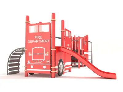 Kids Playground -  Fire Department Theme 3D model