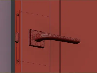 Doors Volkhovets Neo Classic 8001 8002 3D model