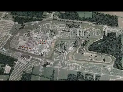 Watkins Glen International Game Ready Low-poly 3D model