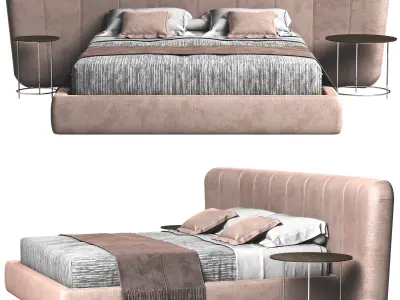 Casamilano Royale Stripe Bed 3D model
