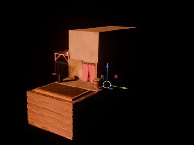 Custom Stray slums house Free 3D model