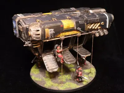 Obsidian Guard - Wraith Dropship 3D print model