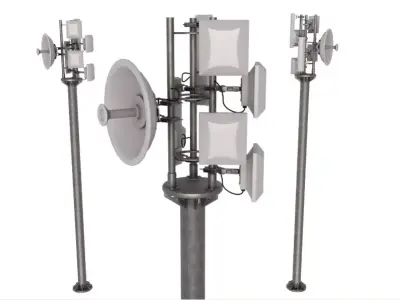 Cellular Towers Collection 3D model