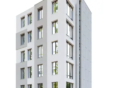 Building 05 Low-poly 3D model