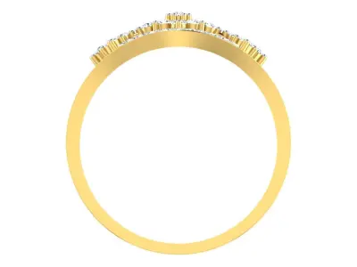 Solitaire Engagement Wedding Ring 3dm STL OBJ FBX Render Details 3D print model