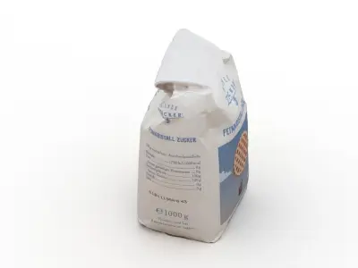 Pack of Sugar 3D model