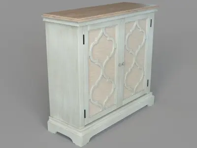 Sophie 2-Door Cabinet Sea Grey 3D model