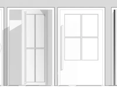 Pivot Door 3D model