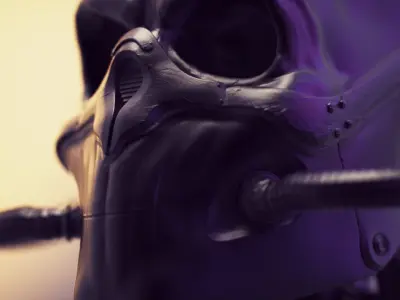 Skull Scifi 3D print model