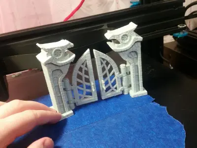 Fantasy main entrance 3d print 3D print model