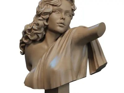 Pinup Bust 3D Print 3D print model