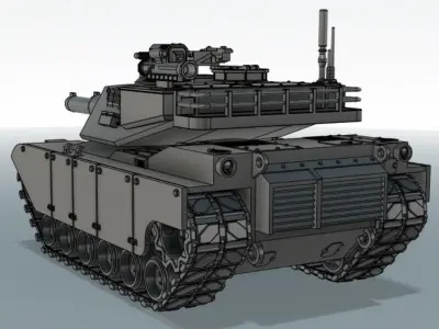 Super Abrams  3D print model
