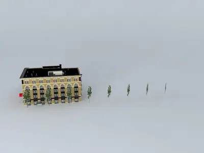 Apartment Building Free 3D model