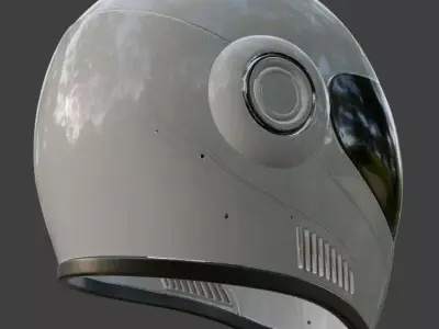 SciFi Helmet 3D model