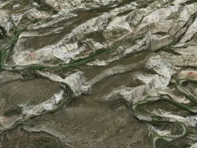 Yampa River 3D model