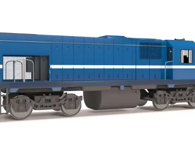 locomotive EMD G22W  3D model