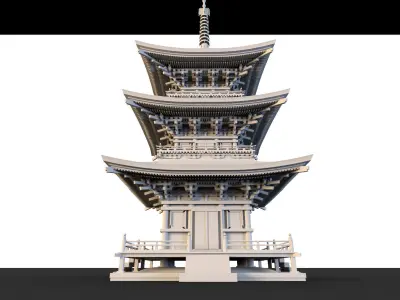 Pagoda- 3d Model 3D model