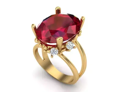 Jewelry ring 409 3D print model