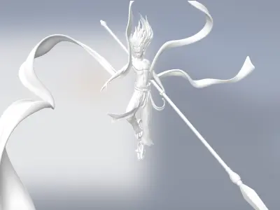 Nezha 3D print model