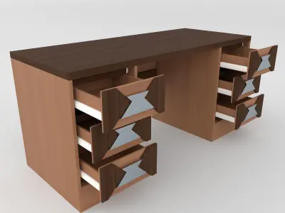 Office Table 3D model