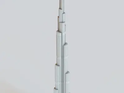 DUBAI skyline - landmarks collection 3D print model