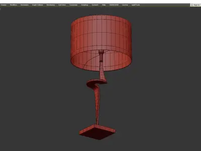 Chelsea House Deans Court Table Lamp Low-poly 3D model