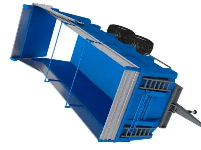 Dump Trailer 3D model