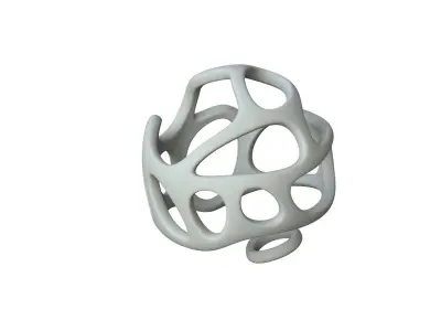 SciFi Cube Object No 35521 Low Poly Shape Texture