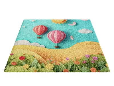 Kids Carpet Set 46 3D model