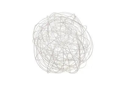 Abstract Sphere Ball v5 002 3D model