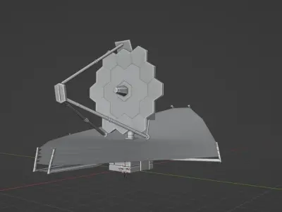James Webb Space Telescope 3D model