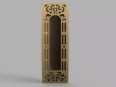 Decorative wall lamp 3D print model