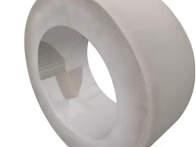 Rough Concrete Pipe Ring Segment Low-poly 3D model