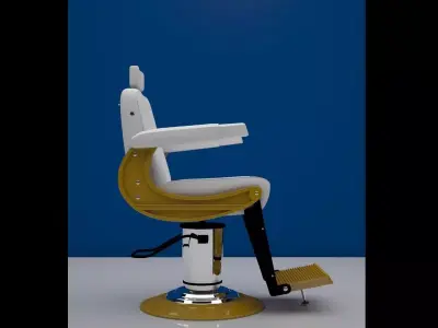 Barber Chair 3D model