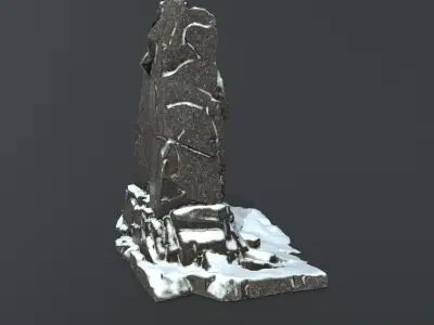 Buddha Rock Low-poly 3D model buy
