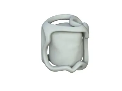 SciFi Shape Object Low Poly 14 Low-poly 3D model