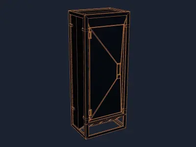 Air Conditioner Unit and Refrigeration Machine Game Ready Low-poly 3D model