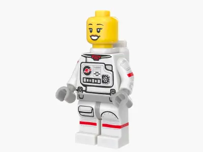  Lego Minifig Female Astronaut 