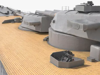  Japanese Battleship Yamato WWII 