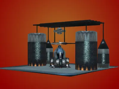 Sci-Fi Structure VI 3D model