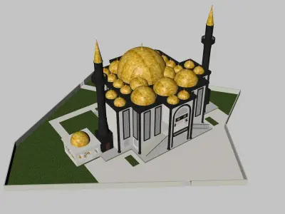 muslim mosque 3d model 3D model