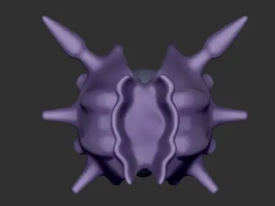 Cloyster STL pokemon shell 3D print model