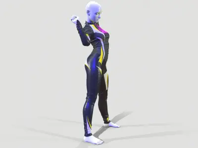 Sci-Fi Body Suit 3D model