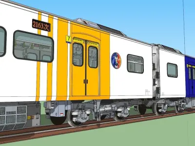EMU800 train of Taiwan Railway Texture