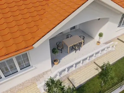 House 11 exterior 3D model