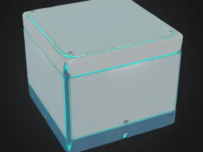 Scifi Box 3D model