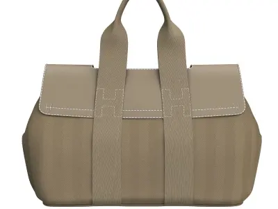 bag-hermes tote bag 3D model